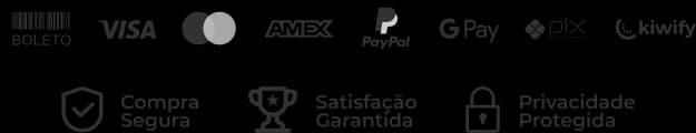 Formas de pagamento aceitas